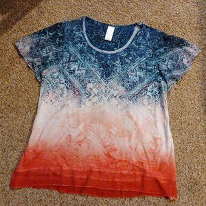 TIME AND TRU XL EMBELLISHED LIGHT AND NICE TOP !